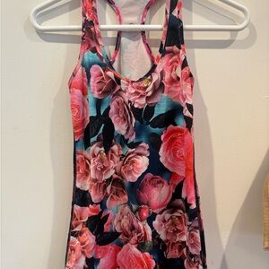 lululemon athletica Floral Tank Top - Pink and Blue